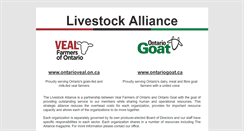 Desktop Screenshot of livestockalliance.ca